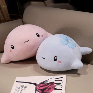 Peluche Creativo de Ballena Sakura, Juguete de Peluche para Dormir, Almohada de <span class=keywords><strong>Pez</strong></span>, Muñeco Súper Suave con Relleno de Algodón PP, Lavable, Personalizable, ODM - Product Image 2