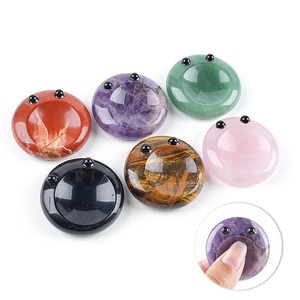 Piedra de Cristal Natural con Forma de Rana, Piedra de Bolsillo para Aliviar la Ansiedad, Sanación de <span class=keywords><strong>Chakras</strong></span>, Meditación, Regalo de Cristal - Product Image 1