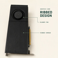 Tersedia Grosir RTX 3090 24G 10496 CUDA Cores 350W Kartu Video Desktop Gaming Kartu Grafis GPU untuk Komputasi Berkinerja Tinggi.