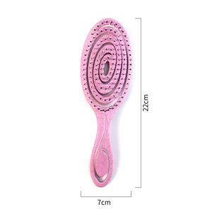 <span class=keywords><strong>Cepillo</strong></span> para el Cabello con Ventilación de Paja de Trigo Ecológico con Logotipo Personalizado, <span class=keywords><strong>Cepillo</strong></span> Desenredante en Espiral con <span class=keywords><strong>Cerdas</strong></span> de Nylon, Venta al por Mayor con Marca Privada OEM - Product Image 3