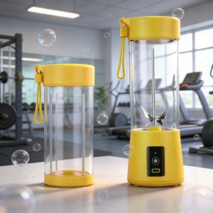 Licuadora Portátil USB-C de 400 ml, Funciona con Batería, Sin BPA, Bajo Ruido, 2 en 1, a Prueba de Fugas, Modo Turbo, Resistente - Product Image 5