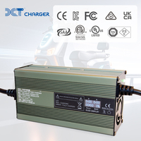 Chargeur rapide XIETONG DC 48V/72V/84V/87.6V 5A pour deux-roues électriques avec affichage, chargeur de batterie lithium
