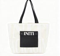 Sacs de courses en coton écologiques portables personnalisés en gros, sacs fourre-tout en toile durables et réutilisables avec logo imprimé