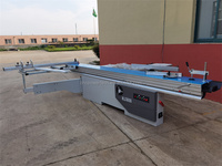 Scie à panneaux CNC à table coulissante pour le bois avec bras oscillant de support 3800