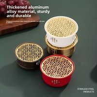 1-2L Nachhaltiger Teewärmer für Dufttee, Isolierung für Outdoor-Einsatz, Gas- und Induktionsherd-kompatibel, Kerzenbetrieben, Edelstahl, Chinesischer Stil
