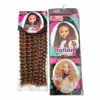 Nouvel Arrivage pour Femmes : Cheveux Bouclés de 18 Pouces pour Tresses, Vente Chaude, Cheveux Synthétiques de Haute Qualité Style Boucles Italiennes pour Tresses
