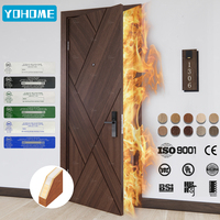 Canada Ontario Québec Porte coupe-feu certifiée Intertek Portes de chambre d'hôtel Portes d'hôtel ignifuges Insonorisées Résistant au feu