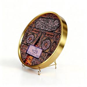 <span class=keywords><strong>Reloj</strong></span> Islámico <span class=keywords><strong>de</strong></span> Oración Azan Digital con Pantalla LCD Inteligente, Marco <span class=keywords><strong>de</strong></span> Aluminio Premium, Esfera y Tamaño Personalizables, con Soporte para Pared/Escritorio - Product Image 4