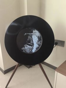 Wholesale OEM ODM <b>Vinyl</b> Record Style Floor Speaker, Wireless Art With Dynamic Display Unique <b>Vinyl</b> Record Design Stylish Retro-i - Product Image 6