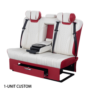 Asiento Trasero Modificado de Cuero Premium Plegable para MPV de Lujo Personalizado de Feigeer Tech, con Reposabrazos y Cajón de Almacenamiento para Camioneta - Product Image 2
