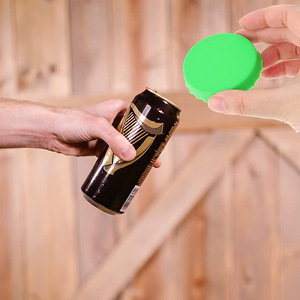 Custom Beer Covers Caps Soda Reusable Beverage Can Silicone Stretch Lids <b>Bottle</b> <b>Stopper</b> Customized Color - Product Image 3