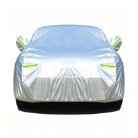 Housse de voiture en tissu Dxford 210D pour toutes les saisons, protection UV extérieure, résistante aux rayures, coupe-vent, isolation thermique