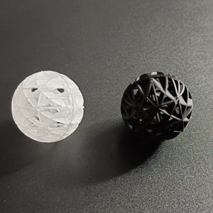 Boule biologique en PP flottante creuse en plastique, moulage par injection, découpe 1,6 pouces pour le traitement des eaux industrielles, biofiltre, média d'aquarium - Product Image 6