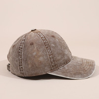 Cappellino da Baseball Vintage a 6 Pannelli con Logo Ricamato Personalizzato, Unisex, Stile Dad Hat, Effetto Invecchiato, Morbido, con Chiusura Regolabile