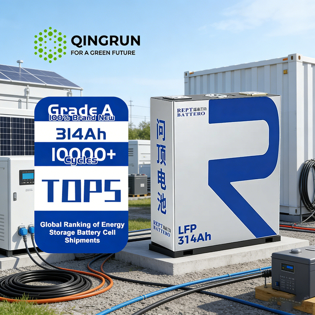 REPT 10000 Cycles Grade Prismatic Lithium Iron Phosphate (LiFePO4) 3.2V 314Ah Battery Cell for Industrial/Commercial Energy