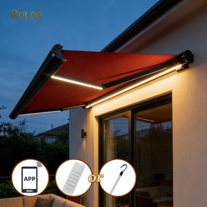 <span class=keywords><strong>Toldo</strong></span> Retráctil Motorizado Inteligente para Patio Exterior, <span class=keywords><strong>de</strong></span> Aluminio, <span class=keywords><strong>con</strong></span> Control Remoto <span class=keywords><strong>Automático</strong></span> y Protección Anti-UV - Product Image 1