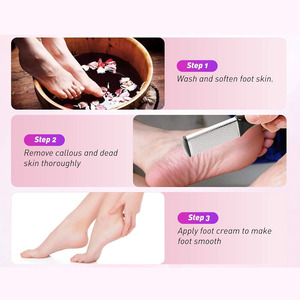 High Quality Stainless Steel Foot Set Foot Files Quality Choice Fancy Pedicure Kits Finger <b>Nail</b> Foot <b>Tool</b> Use For Dead Skin - Product Image 5