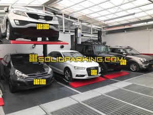 Diseño <span class=keywords><strong>paralelo</strong></span> de dos pisos para estacionamiento de automóviles, elevador de 2 postes, accionamiento hidráulico individual, garaje y lugar de trabajo - Product Image 6
