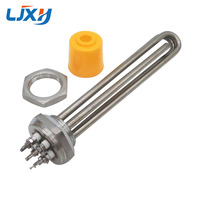 LJXH — élément de chauffage DN32, 220V/380V, pour conduit de chauffe-eau plongeant à eau, filetage 1.2 ", 304SS, avec verrou pour brassage de baril