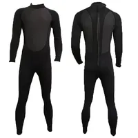 Fabrika kaynağı erkek 3mm siyah uzun kollu neopren yüzme dalış elbisesi sörf dalış giysisi