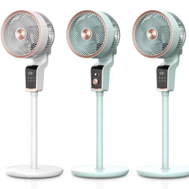 Portable Electric 60W Air Circulator Fan with Smart Remote Control Smart Circulating Fans for Room Use Oscillating Fan