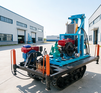 Foreuse portable à démarrage électrique pour puits d'eau, profondeur 150m, forage 300mm, avec performance stable pour le forage en pente