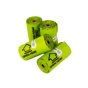 Sac de déchet biodégradables pour chiens, emballage respectueux de l'environnement, avec poignées, pour support ou distributeur - Product Image 6