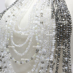 เสื้อครอปท็อปประดับลูกปัดคริสตัลแบบใหม่ ดีไซน์นางเงือก สำหรับผู้หญิง สไตล์แซมบ้า วาเลนไทน์ คาร์นิวัล - Product Image 4