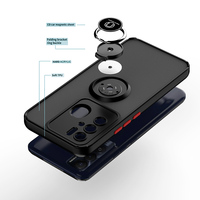 Casing ponsel dipasang di mobil, untuk Tecno Pova Neo 2 3 4, casing pelindung belakang kulit cincin jari dengan cincin magnetik TPU PC Anti jatuh