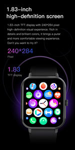 NUEVO Reloj inteligente Pantalla grande de 1,9 pulgadas ECG Salud Monitoreo del sueño AI Asistente de voz BT Llamada Fitness Deporte Smartwatches - Product Image 5