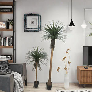 Árbol de Sangre de Dragón Artificial de 150 cm (59 Pulgadas) de Altura, Bonsái con 120 Hojas de Plástico, Planta Artificial de Interior, Dracaena Draco Artificial - Product Image 4