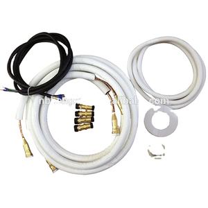 Ensemble de lignes de tuyaux en cuivre isolées bricolage pré-chargées pour tuyau de réfrigérant cvc système de pompe à chaleur ca et plomberie - Product Image 4