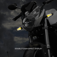 Universelle Motorrad-DRL-LED-Blinkleuchte mit sequenziellem Fließblinker, IP67 wasserdicht, hochwertig, 12V Dual