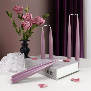 KK258 cetakan lilin plastik lancip ganda joran panjang lilin 2 in 1 cetakan akrilik dua kelopak cetakan lilin DIY - Product Image 2