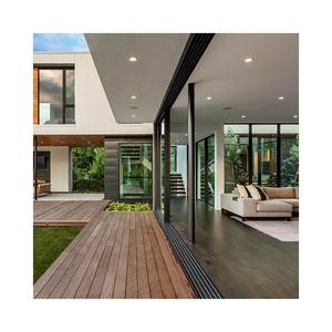 Porte d'entrée en aluminium sur mesure avec <span class=keywords><strong>ferronnerie</strong></span> artistique et détails artisanaux pour portes de villas de luxe - Product Image 4