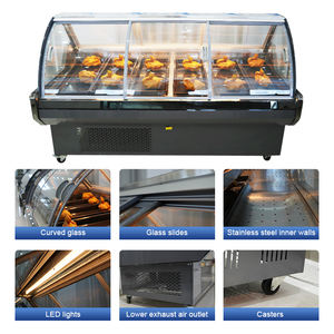 Gewerblicher Fleischkühler Ausstellungskühlschrank Fleisch-Präsentationskühlschrank Supermarkt-Vitrine für Fleisch - Product Image 3