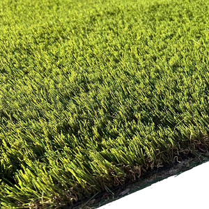 Campione gratuito di qualità erba sintetica tappeto verde prato abbellimento decorazione erba artificiale <span class=keywords><strong>in</strong></span> rotolo per parcheggi - Product Image 3