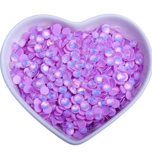 Juli gros nouvelles couleurs cristal Non Hotfix strass dos plat moka <span class=keywords><strong>opale</strong></span> strass en gros en vrac emballage - Product Image 6