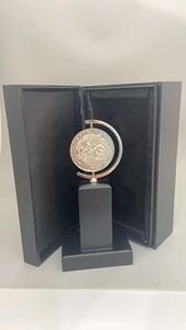 Trophée de <span class=keywords><strong>la</strong></span> <span class=keywords><strong>victoire</strong></span> en métal de 23 cm, trophée créatif en alliage de zinc, trophée Grammy Emmy Tony avec boîte cadeau - Product Image 6