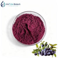 Grote voorraad botanisch bosbessenextract 25% anthocyanidinen fijn poeder voor cosmetica & ingrediënt voor vaste dranken