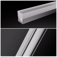 Éclairage LED en aluminium à détecteur de mouvement pour armoire et miroir, CRI 90 élevé, écologique, 12V, bande lumineuse en plastique pour meubles, maison et salle de bain