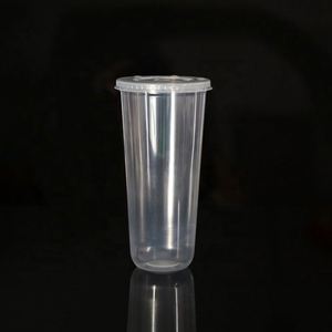 Gobelets en plastique transparents jetables en PP de 500/700 ml avec couvercle en dôme, impression personnalisée en gros, 90 mm, forme en U, pour boissons, smoothies - Product Image 3