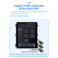 Lecteur multimédia Android 9,7 pouces avec CarPlay sans fil intégré et Android Auto pour Hyundai Sonata 2011-2015, nouvelle mise à niveau, Plug & Play