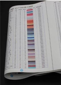 Tarjeta de Color de diamante DMC de gama completa gratuita 447, papel pintado a mano, identificación de Color de diamantes de imitación para pinturas cuadradas/de diamantes - Product Image 2