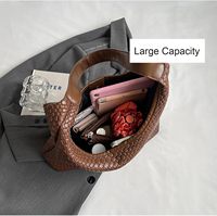 Sac fourre-tout en cuir PU pour femme, sac à bandoulière Hobo à poignée supérieure, grande capacité, souple, végétalien, portable, modèle unique