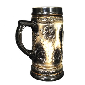 HAUCOZE Stein de la <span class=keywords><strong>cerveza</strong></span> de cerámica taza de <span class=keywords><strong>cerveza</strong></span> hecha a mano taza Tankard Petwer tapa caballo TRANSPORTE <span class=keywords><strong>Y</strong></span> SOCORRO - Product Image 6