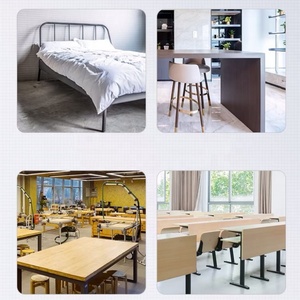 Charnières métalliques pliantes modernes à 90 degrés en acier zingué pour pieds de meubles de salon, chambre, salle à manger, salle de sport, cuisine - Product Image 6