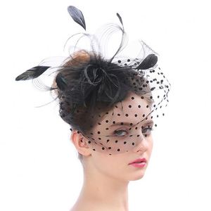 Chapeau Fascinator de Mariage avec Plumes pour Tea Party - Product Image 2