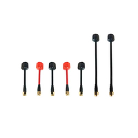 Antenne FPV Lollipop 5,8 GHz 3dBi RHCP/LHCP avec câble RG141 de 140 mm et connecteur mâle SMA/RP-SMA