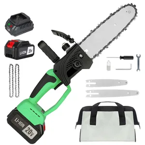 Tronçonneuse sans fil 10 pouces avec moteur sans balais, alimentation 20V, pour la découpe du bois DIY et industrielle - Product Image 1